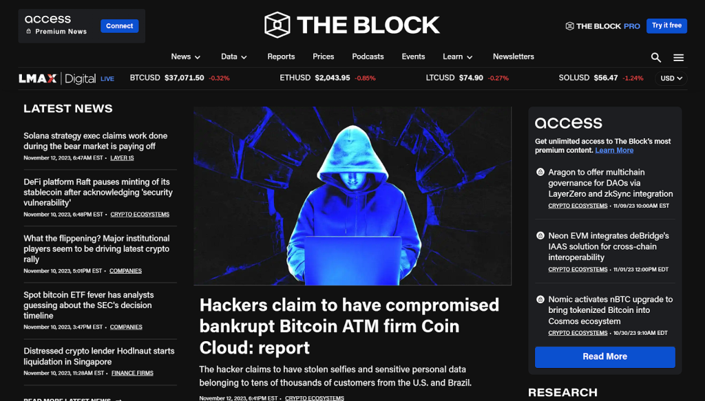  The Block Website